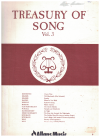 Treasury of Song Volume 3 songbook