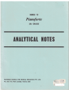 Victorian Council For Musical Education Piano Exams Series 13 5th Grade Analytical Notes