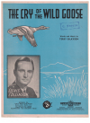 The Cry Of The Wild Goose sheet music