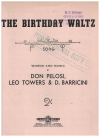 The Birthday Waltz sheet music