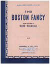 The Boston Fancy sheet music