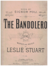 The Bandolero (1910) sheet music