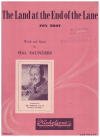 The Land At The End Of The Lane used sheet music