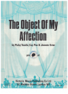 The Object Of My Affection (1934) sheet music