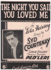 The Night You Said You Loved Me (1931) sheet music
