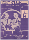 The Pussy Cat Song (Nyow! Nyot Nyow!) used sheet music for sale