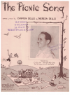 The Picnic Song used sheet music