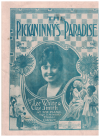 The Pickaninny's Paradise (a Coon song) 1918 sheet music