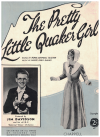 The Pretty Little Quaker Girl 1939 sheet music