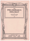 The Policeman's Holiday (1932) sheet music