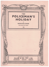 The Policeman's Holiday 1932 used sheet music for sale