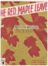 The Red Maple Leaves (1938) sheet music