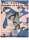 The Yellow Rose Of Texas used sheet music