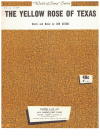 The Yellow Rose Of Texas sheet music
