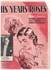 This Year's Roses 1940 sheet music