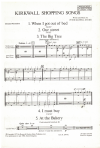 Kirkwall Shopping Songs for Young Voices with Recorders Percussion and Piano by Peter Maxwell Davies (1980) 
used junior orchestra arrangement for sale in Australian second hand music shop