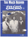Too Much Heaven 1978 used sheet music