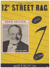 12th Street Rag song version (words by Andy Razaf) used sheet music for sale