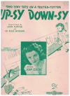 (Two Tiny Tots On A Teeter-Totter) Up-sy Down-sy 1939 sheet music