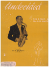 Undecided 1939 sheet music