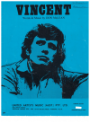 Vincent (1972 Don McLean) used sheet music