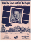 Wake The Town And Tell The People used sheet music