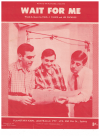 Wait For Me (1960) used sheet music
