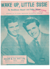 Wake Up Little Susie used sheet music
