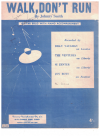 Walk Don't Run (1958) by Johnny Smith for guitar solo used sheet music