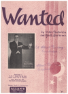 Wanted (1937) sheet music