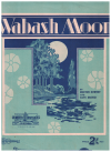 Wabash Moon 1931 sheet music