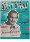 West Wind (From The Sea) sheet music