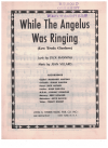 While The Angelus Was Ringing (Les Trois Cloches) sheet music