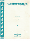Whispering (1920s) sheet music