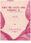 When The Saints Come Marching In (Redding) 1951 sheet music