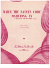 When The Saints Come Marching In (Redding) 1951 used sheet music