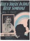 When You're In Love With Someone (1936) sheet music