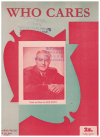 Who Cares by Jack Davey used sheet music