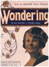 Wondering (1925) sheet music