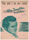 You And I On Our Lanai 1952 used sheet music