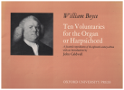 William Boyce Ten Voluntaries For The Organ Or Harpsichord