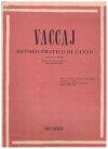 Vacca1 Practical Vocal Method (Soprano or Tenor) Critical and Technical Revision by 
Elio Battaglia (Ricordi E.R.2890/01) (1991) used book for sale in Australian second hand music shop