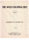 The Wild Colonial Boy used sheet music