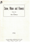 Snow Moon and Flowers sheet music