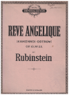 Reve Angelique -by- Anton Rubinstein Op. 10 No. 22 (Kamennoi-Ostrow) sheet music
