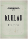Friedrich Kuhlau Rondos fur Klavier sheet music