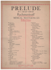 Rachmaninoff Prelude in C sharp minor Op.3 No.2 sheet music