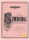 Christian Sinding Rustle Of Spring Op.32 No.3 for Piano Duet