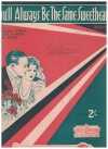 You'll Always Be The Same Sweetheart (1932) sheet music