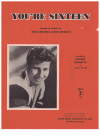You're Sixteen (1960) song by Dick Sherman Bob Sherman Johnny Burnette used original piano sheet music score for sale in Australian second hand music shop